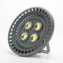 LED工矿灯安装流程：灯架灯具安装→配接引下线→试灯